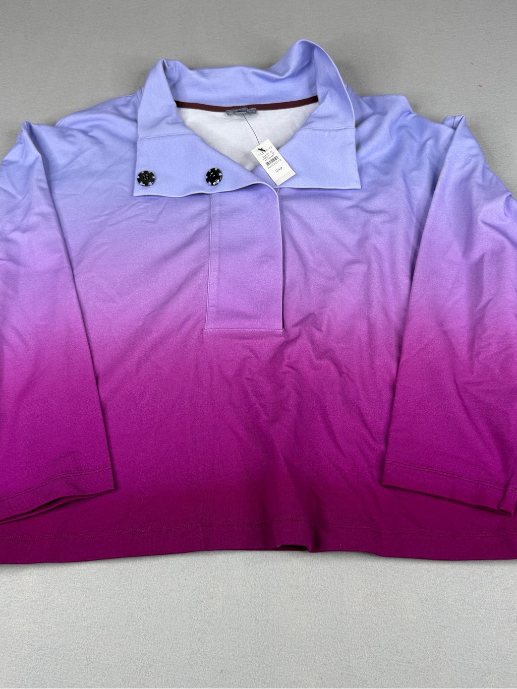 Talbots T By Talbots Ombre Sweatshirt Top 2xp Lavender Pink Nwt